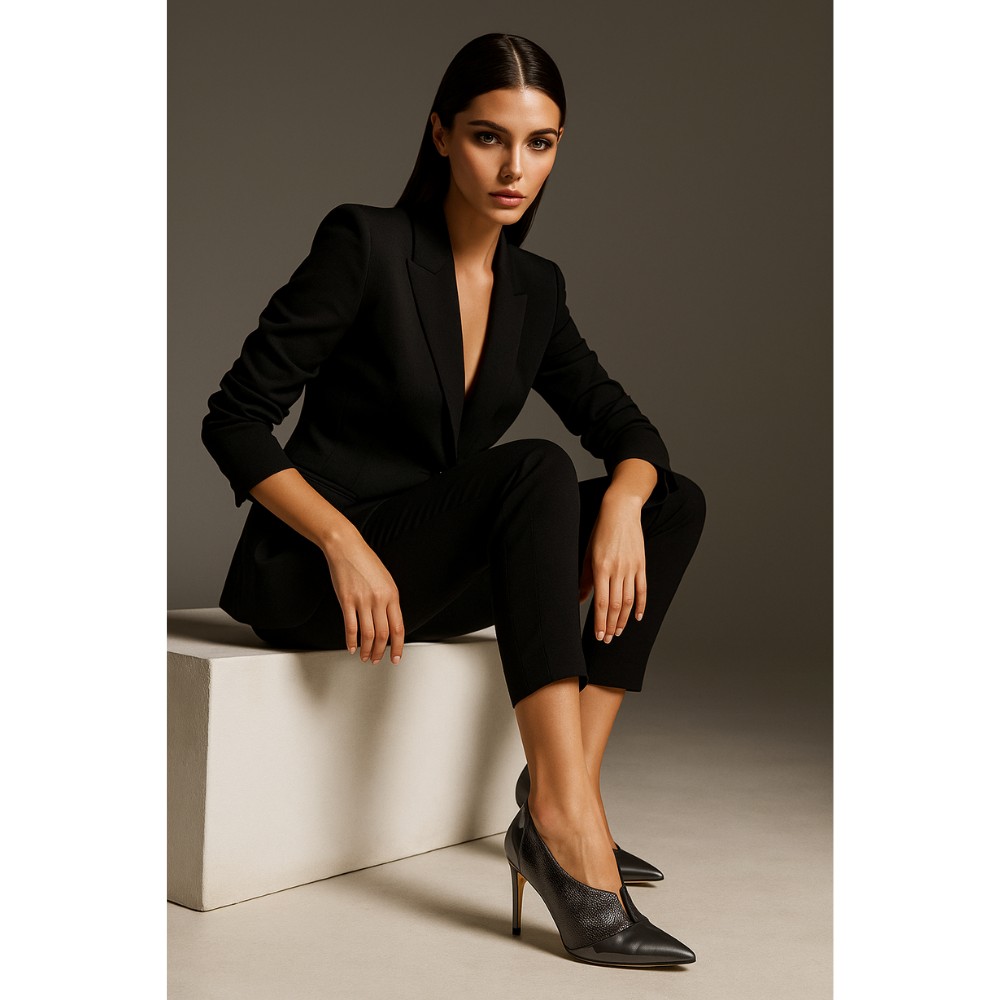 Женские серые ботильоны Solo Femme (Польша) модель 2716