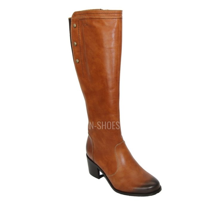 Women’s Brown Winter Boots Badura 2813 Genuine Leather