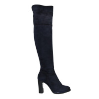 Women's blue winter boots model 2865