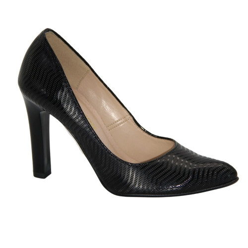 Women's black shoes Przemar Poland 1394 2919