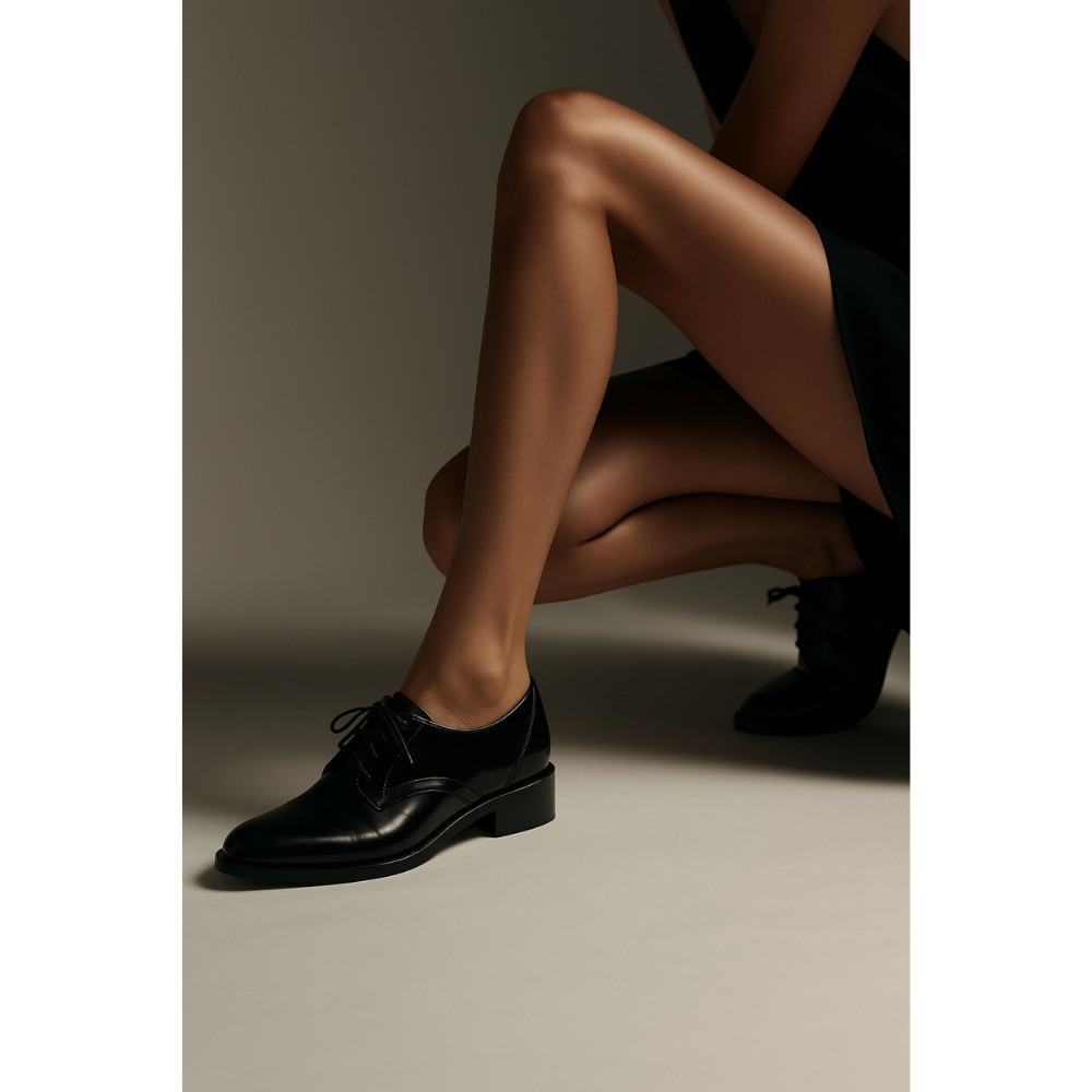 Women's black shoes NESSI (Poland) model 2931