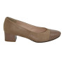 Women's beige low-heeled shoes Cortesini (Poland) model 2981
