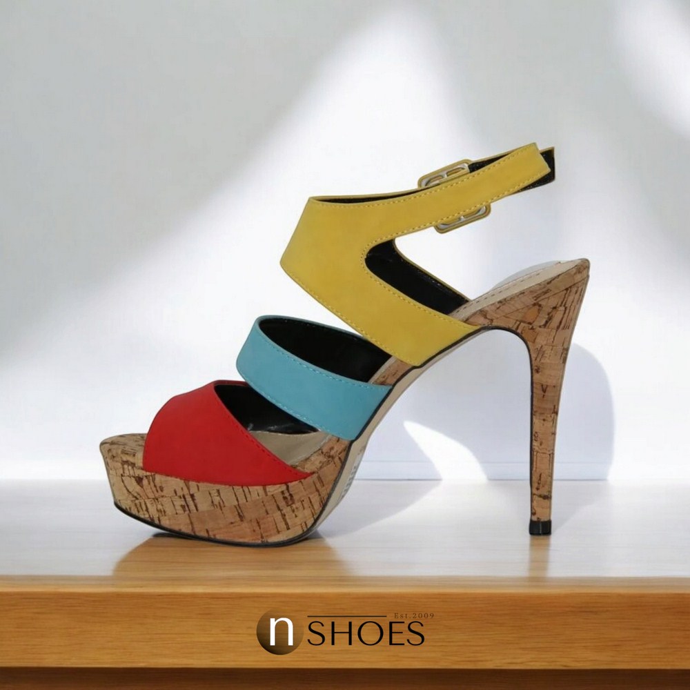 Женские яркие босоножки на шпильке Monnari 358-bez 3101