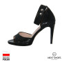 Sandals female black Ann mex (Poland) model 3107