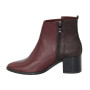 Women's burgundy boots demi-season Helios (Poland) model 3321