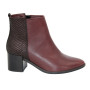 Women's burgundy boots demi-season Helios (Poland) model 3321