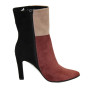 Women's burgundy boots demi-season Bellezza Clasico (Poland) model 3334