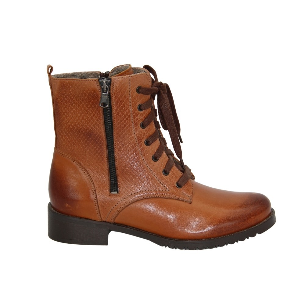 Женские рыжие ботинки зимние Baldaccini (Польша) модель 3377