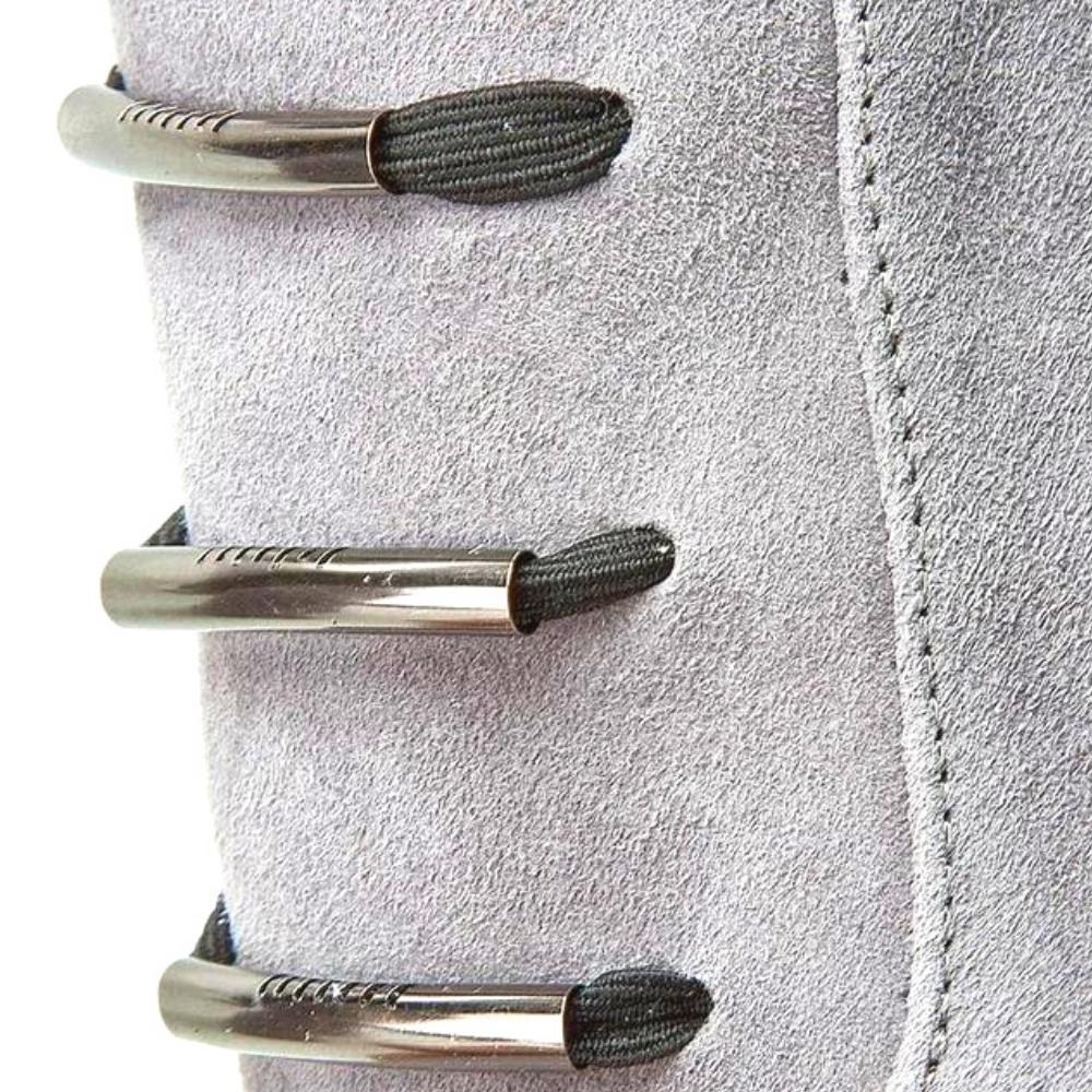 Женские серые ботинки NESSI (Польша) модель 3448