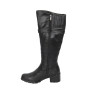 Жіночі чорні чоботи зимові Covalli модель 3470