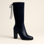 Women’s Leather Boots Victoria Gotti 1081-20 in Blue