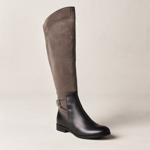 Women's gray boots Kaniowski Poland k2816-128-422 3481