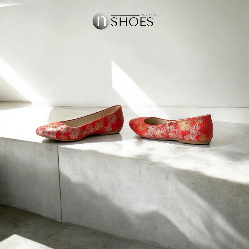 Жіночі червоні балетки Baldaccini (Польща) модель 3574