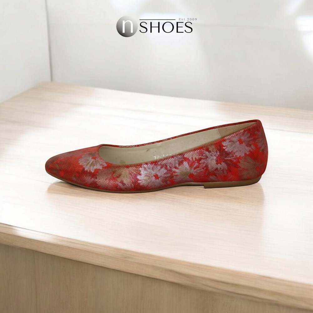 Жіночі червоні балетки Baldaccini (Польща) модель 3574