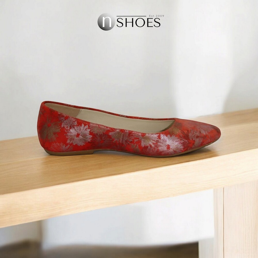 Жіночі червоні балетки Baldaccini (Польща) модель 3574