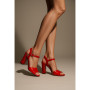Жіночі червоні босоніжки на підборах Best But 4220257-257 3753