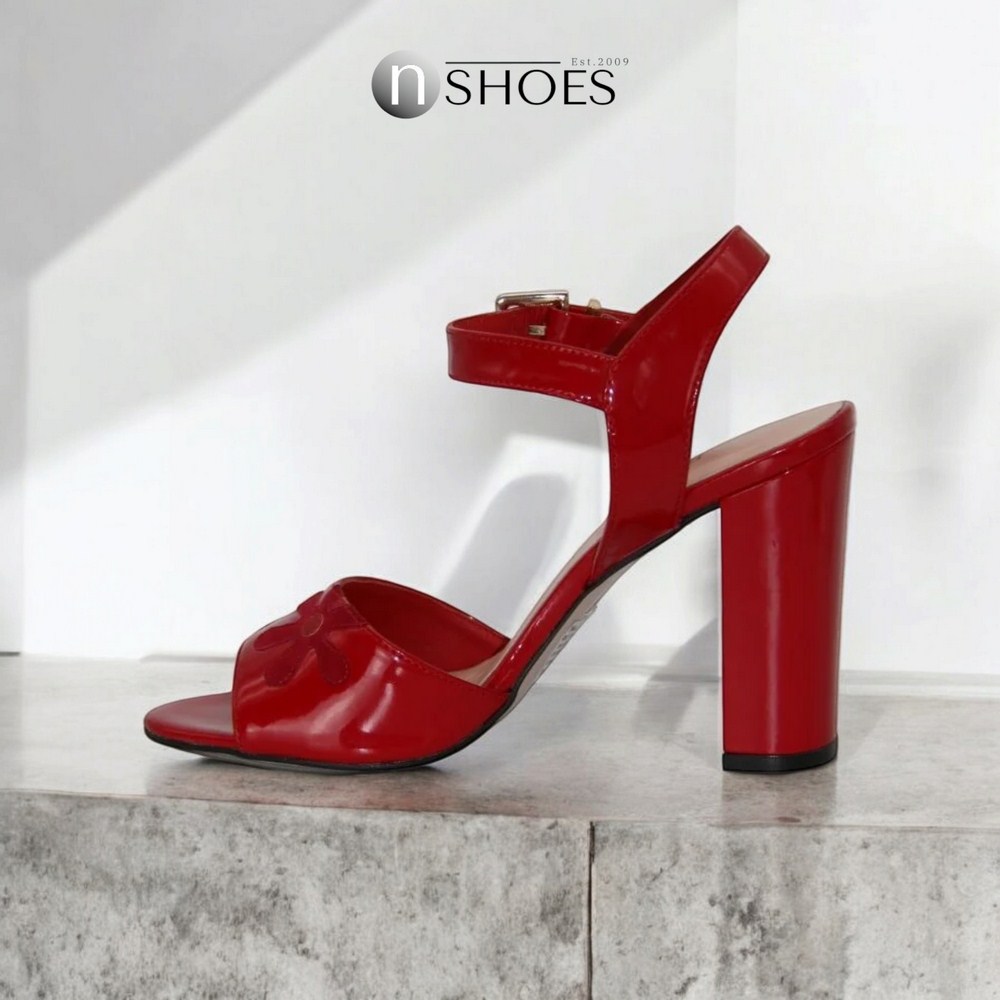 Жіночі червоні босоніжки на підборах Best But 4220257-257 3753