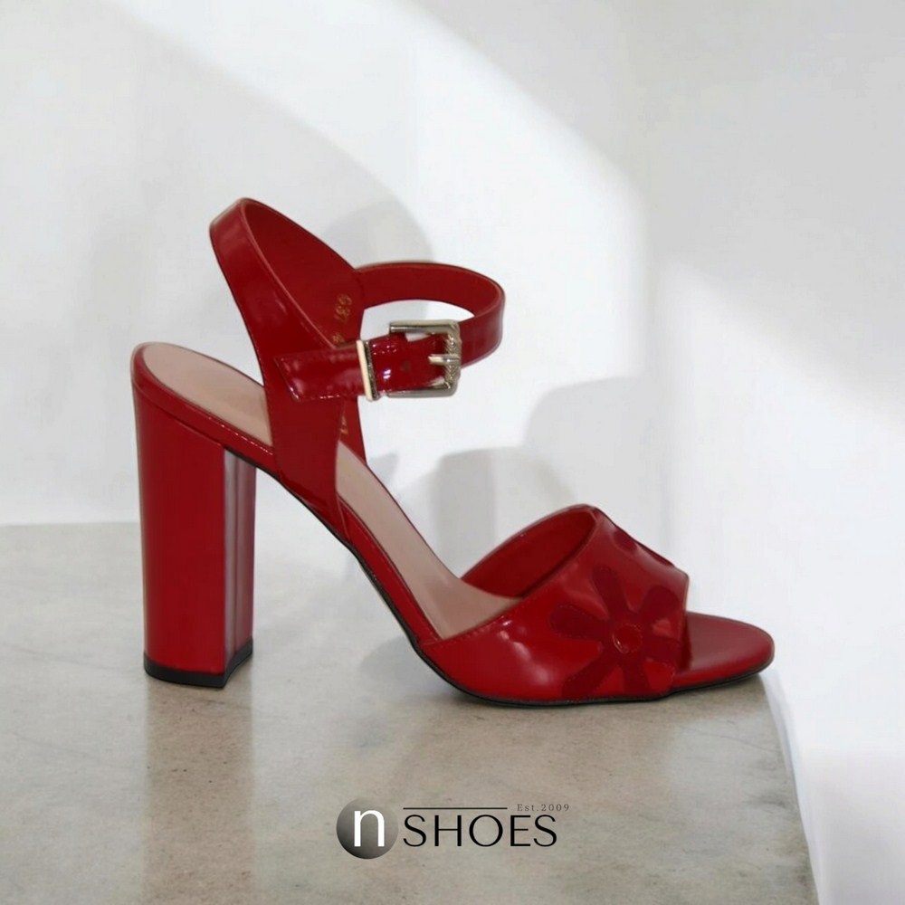 Жіночі червоні босоніжки на підборах Best But 4220257-257 3753