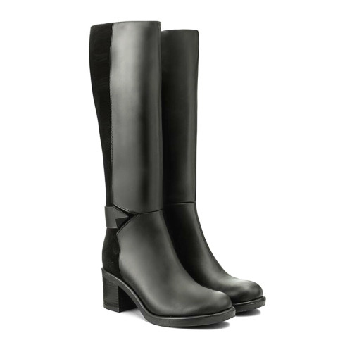 Women's black boots Ann Mex Poland 7600-01s-01w-ow-czarny 3798