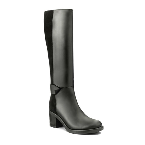 Women's black boots Ann Mex Poland 7600-01s-01w-ow-czarny 3798