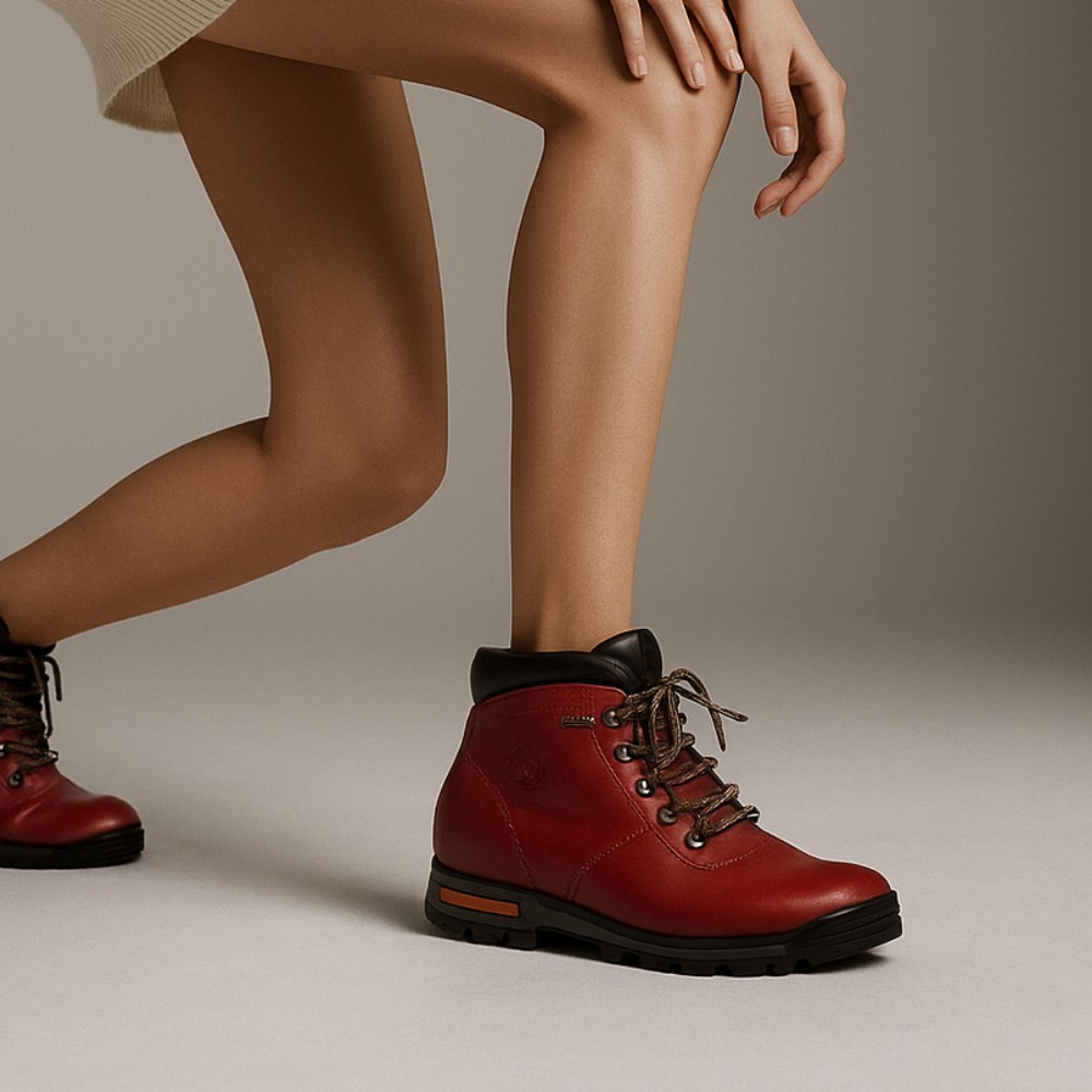 Жіночі червоні зимові черевики Lesta 191-6470-6-5148 3810