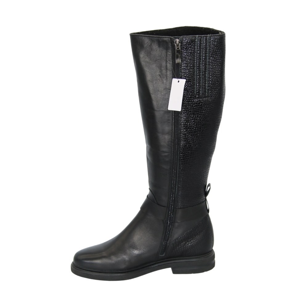 Жіночі чорні чоботи демісезонні Marco (Польща) модель 3901