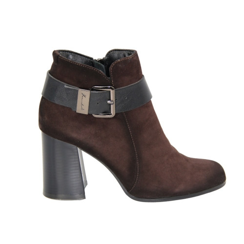 Жіночі коричневі черевики Covalli Польща модель 3923