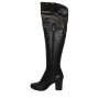 Жіночі чорні чоботи зимові Kaniowski (Польща) модель 3937