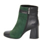 Женские зеленые ботинки демисезонные Ann mex (Польша) модель 3942
