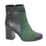 Женские зеленые ботинки демисезонные Ann mex (Польша) модель 3942