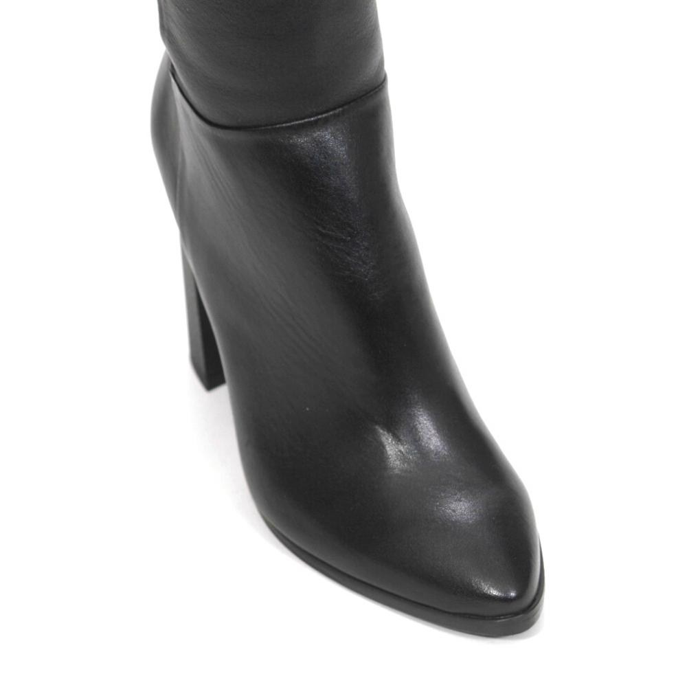 Женские черные сапоги NESSI (Польша) модель 3959