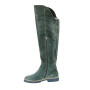 Женские зеленые сапоги NESSI (Польша) модель 3960