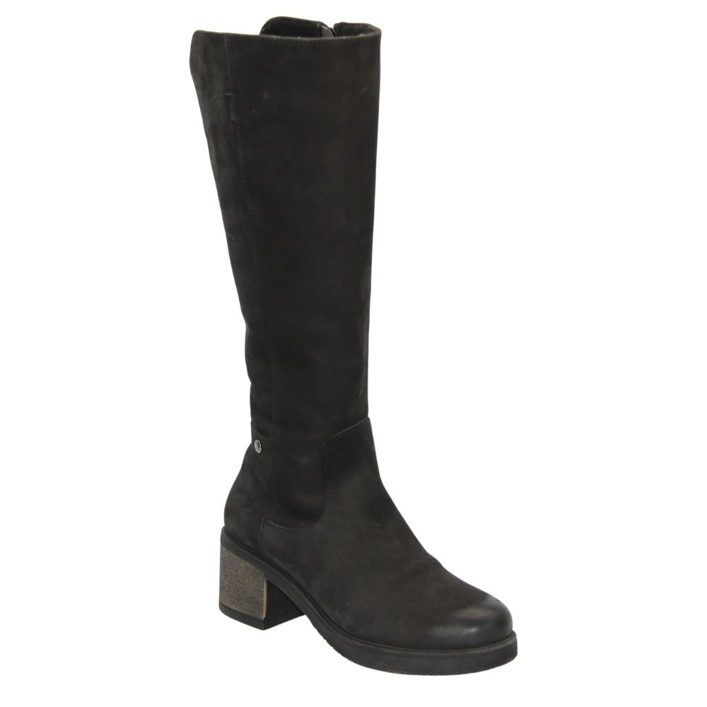 Женские коричневые сапоги NESSI (Польша) модель 3961