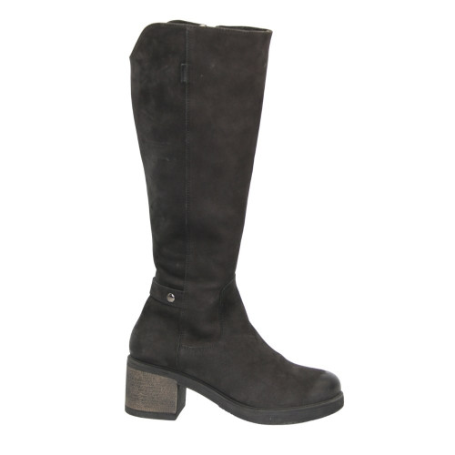 Women's brown boots  NESSI Poland 17274 3961