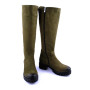 Женские зеленые сапоги демисезонные NESSI (Польша) модель 3963
