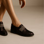 Women's black shoes Steizer (Poland) model 3983