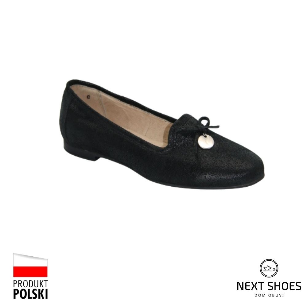 Women's black shoes Lesta (Poland) model 4001