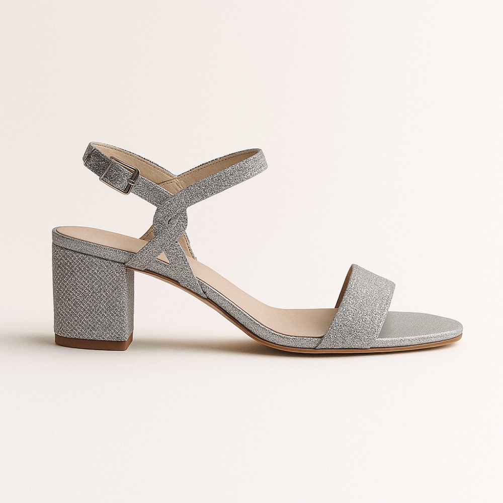 Елегантні жіночі босоніжки Baldaccini 0851p-367-027-1 зі сріблястої шкіри