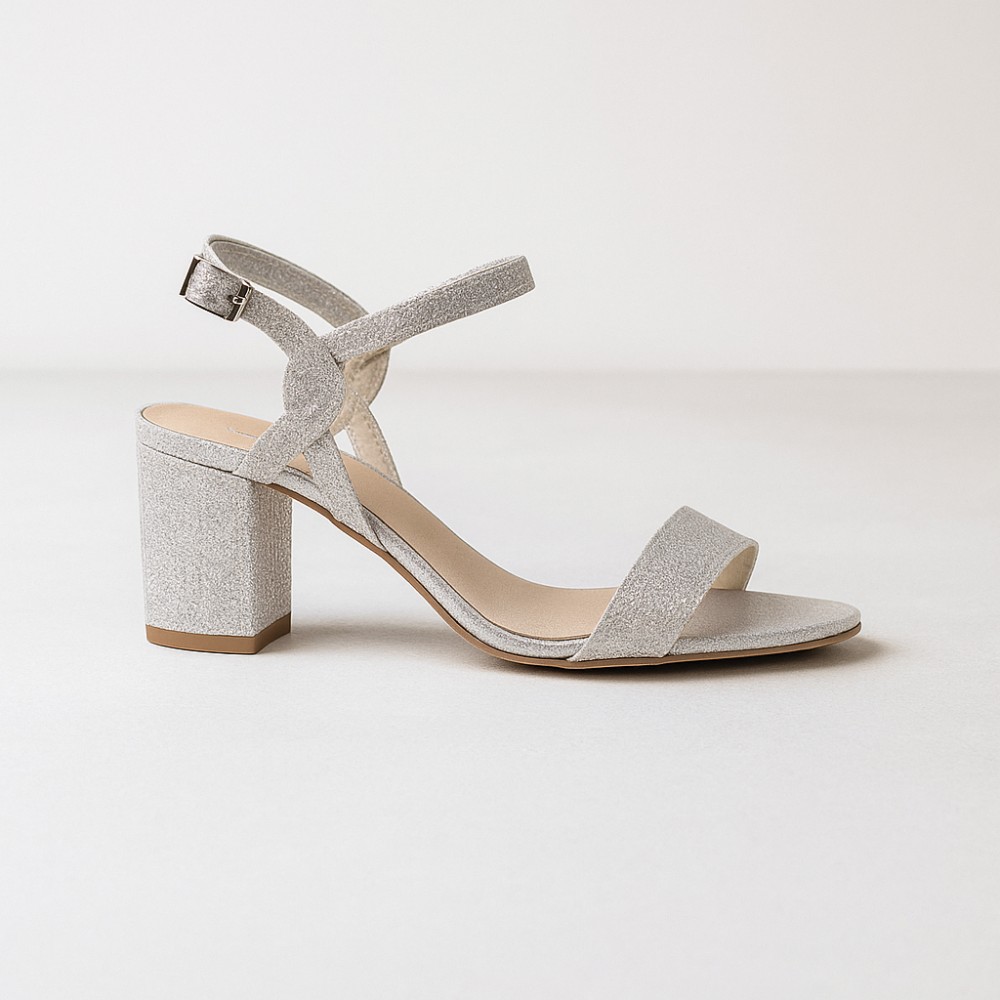 Елегантні жіночі босоніжки Baldaccini 0851p-367-027-1 зі сріблястої шкіри