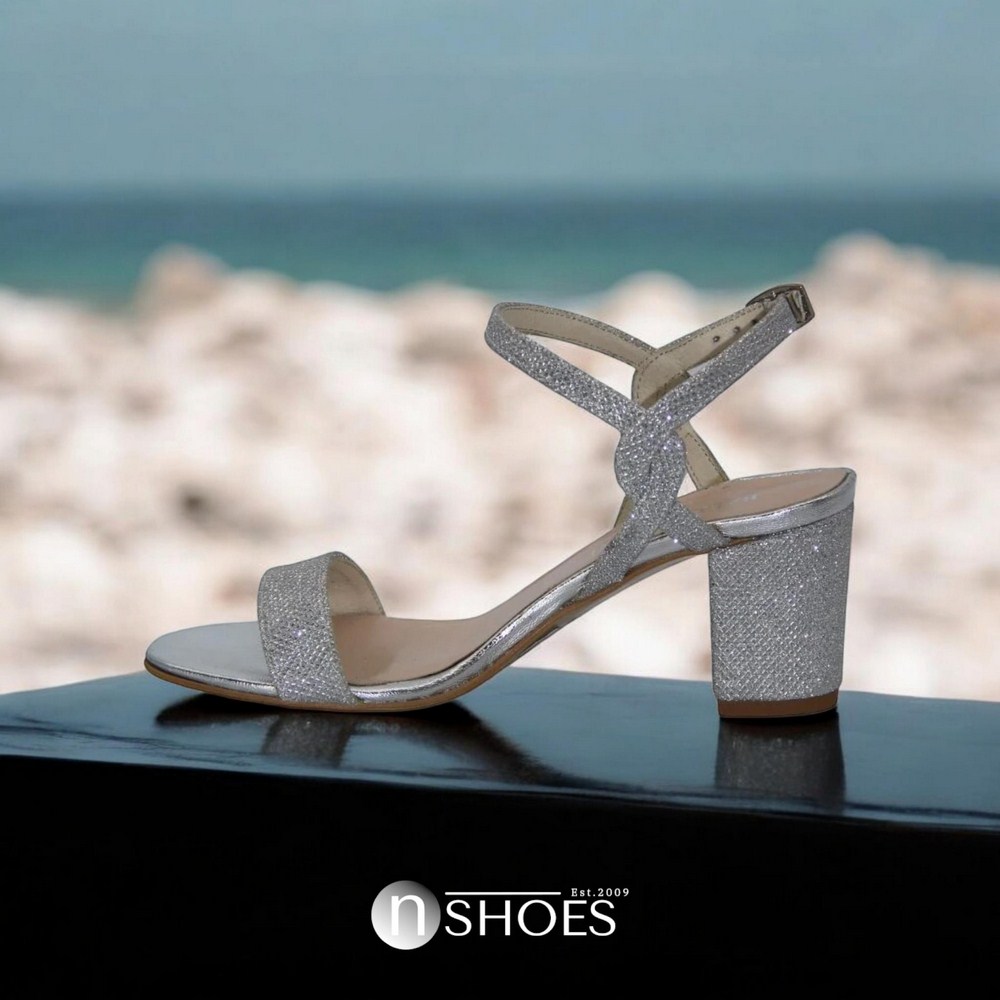 Елегантні жіночі босоніжки Baldaccini 0851p-367-027-1 зі сріблястої шкіри