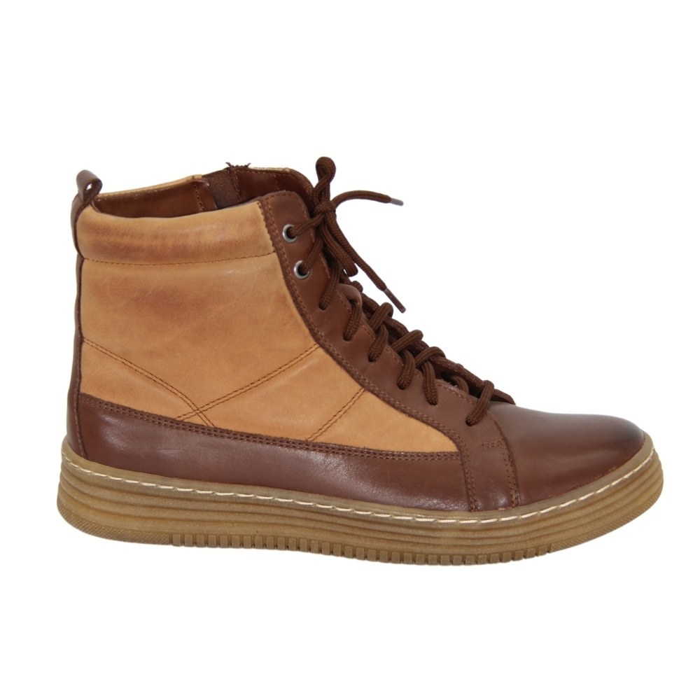Women's brown boots Wasak (Poland) model 4012