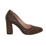 Жіночі коричневі туфлі Visconi (Польща) модель 4033