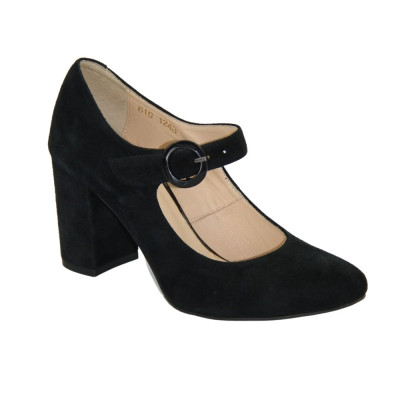 Shoes female black Stillo Poland 610-1243-czarny zamsz 4035 Shoes female black Stillo Poland 610-1243-czarny zamsz 4035