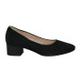 Women's black low-heeled shoes Marco (Poland) model 4085