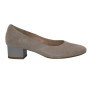 Women's gray low-heeled shoes Marco (Poland) model 4096