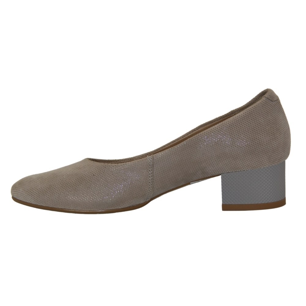 Women's gray low-heeled shoes Marco (Poland) model 4096