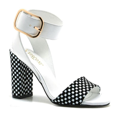 Sandals female white VISCONI Poland 4223-257-257 4137 Sandals female white VISCONI Poland 4223-257-257 4137
