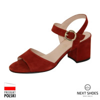 Босоніжки жіночі червоні Sala Польща 7097-806 4155