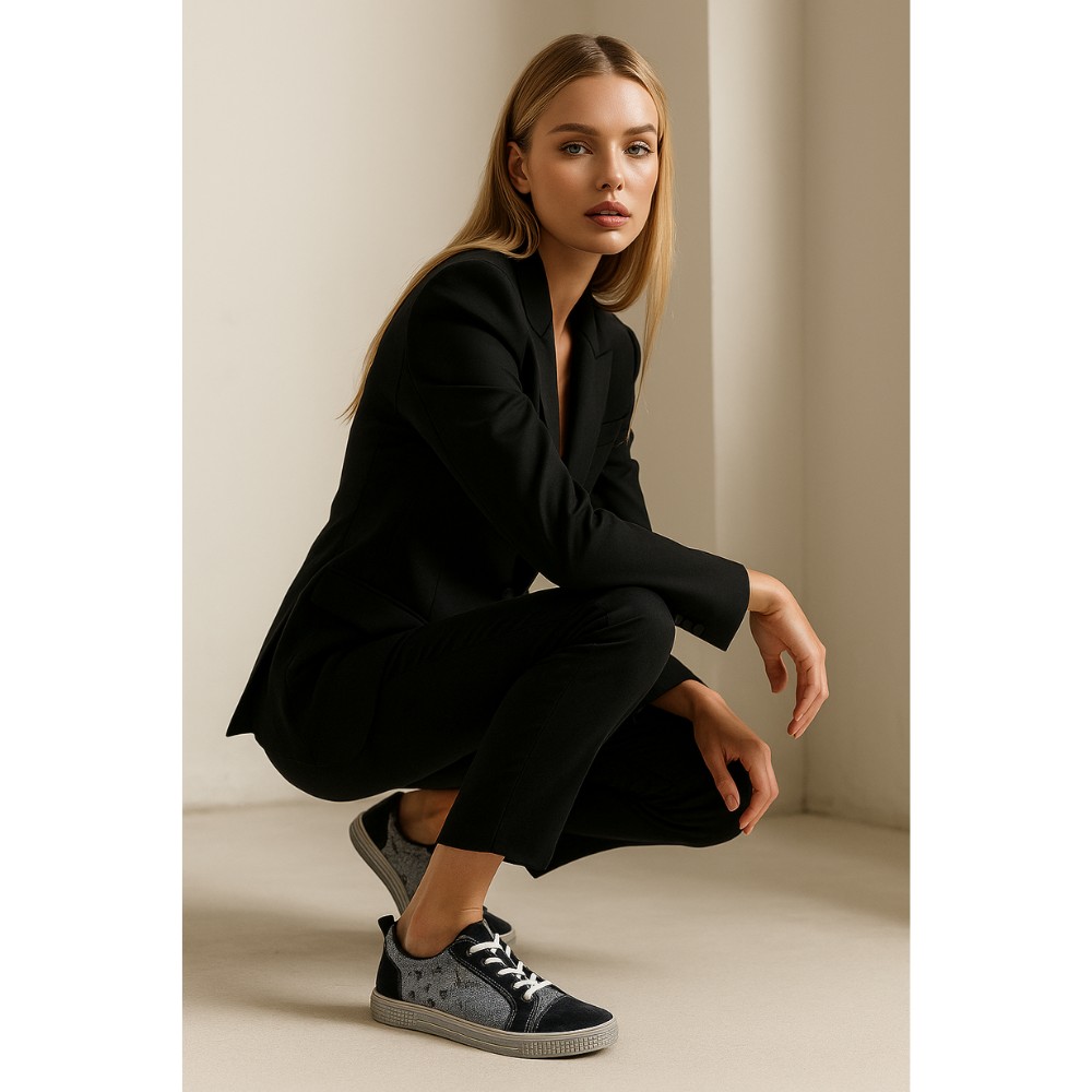 Женские разноцветные кроссовки Senso 1635 из натуральной кожи