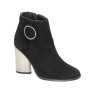 Women’s Mid-Heel Black Boots Solo Femme 48007-13-c78-000-czarny